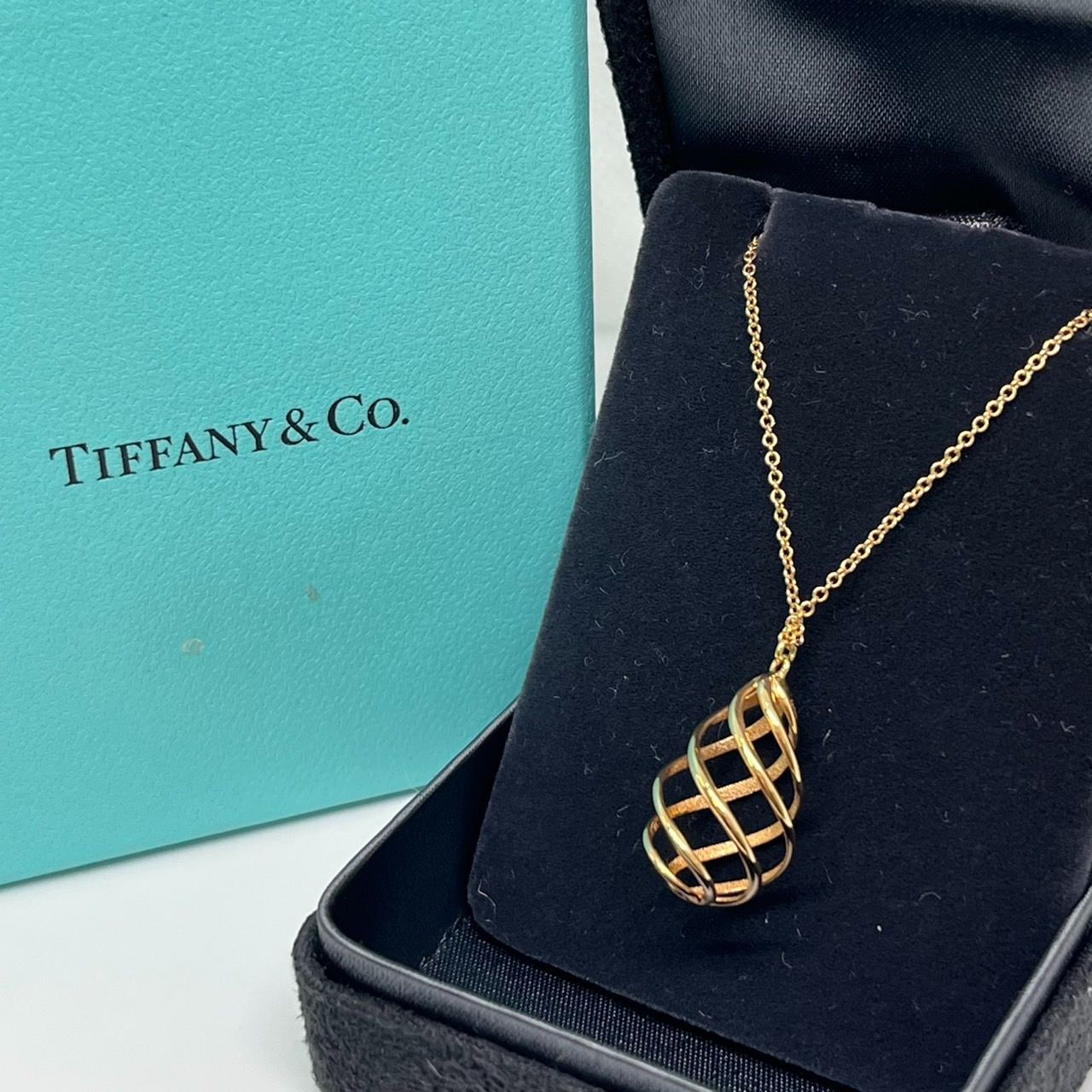 TIFFANY ベネチア ルーチェ ドロップ パロマピカソ ネックレス 750