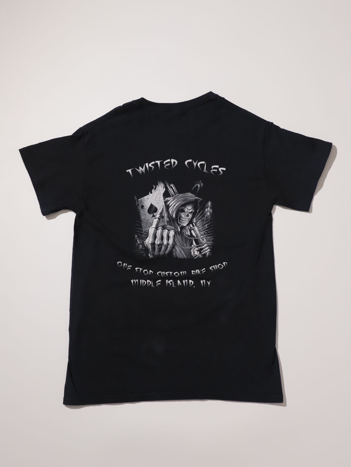 WayV テン着用 TIME WARP Tシャツ Mサイズ ピンバッジ3個セット GILDAN Twisted Cycles（Middle Island, NY）カスタムバイク