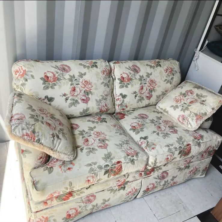 取付無料！イーセンアーレン アメリカ 姫系花柄ファブリックエレガント