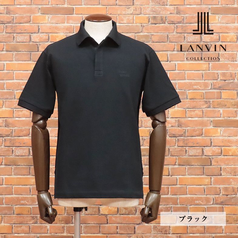 春夏/LANVIN COLLECTION/52サイズ/国産ポロシャツ 清涼カノコ 伸縮性◎ 無地 台襟 BIGシルエット 半袖 新品/白/ホワイト/ib177/ 春夏/LANVIN COLLECTION/52サイズ/国産ポロシャツ 清涼カノコ