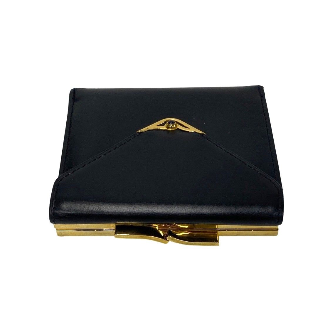 極 美品 希少品 箱付き CARTIER カルティエ サファイアライン レザー 