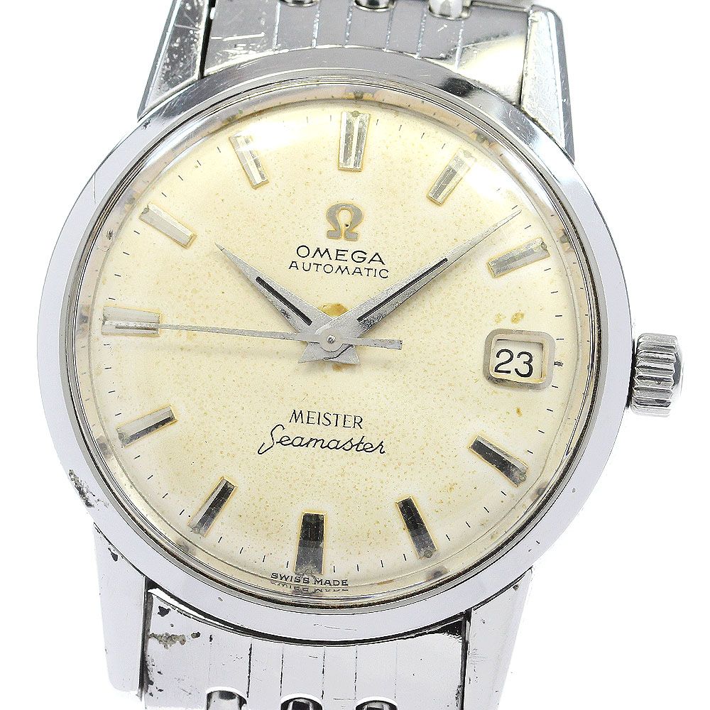 オメガ OMEGA 14760SC-61 MEISTER シーマスター  cal.562 ライスブレスレット 自動巻き メンズ_824100