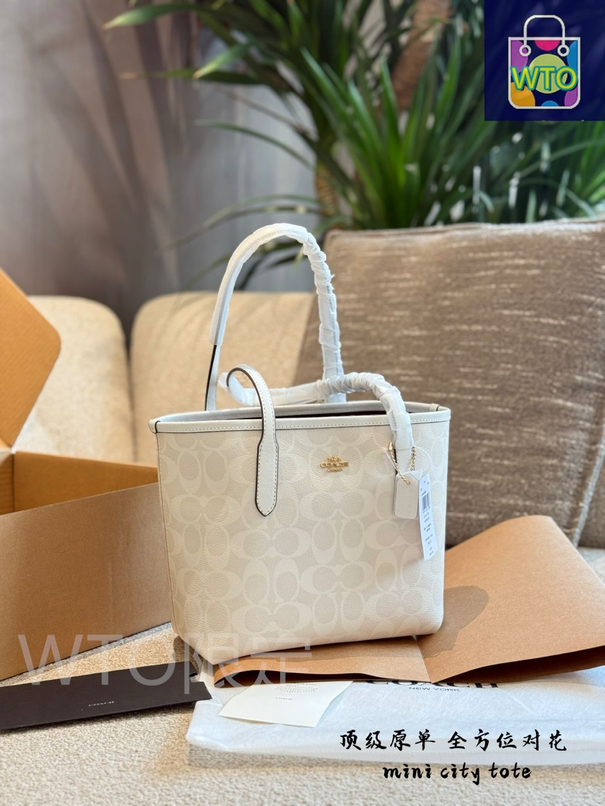 今日特価】Coach City Mini Tote - コーチ シティ ミニ トート