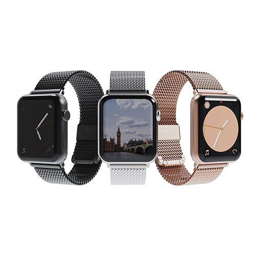miak CLIP MESH BAND for Apple Watch 41/40/38mm シルバー SMAMA-W3840SL