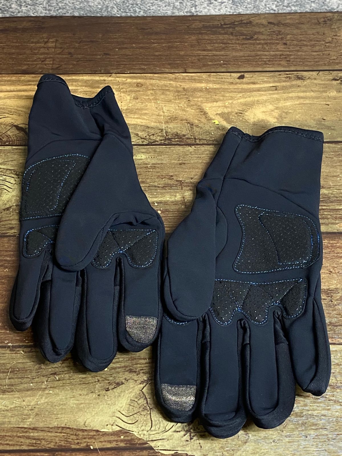 JF824 アソス assos WINTER GLOVES EVO 長指 グローブ 黒 M 裏起毛