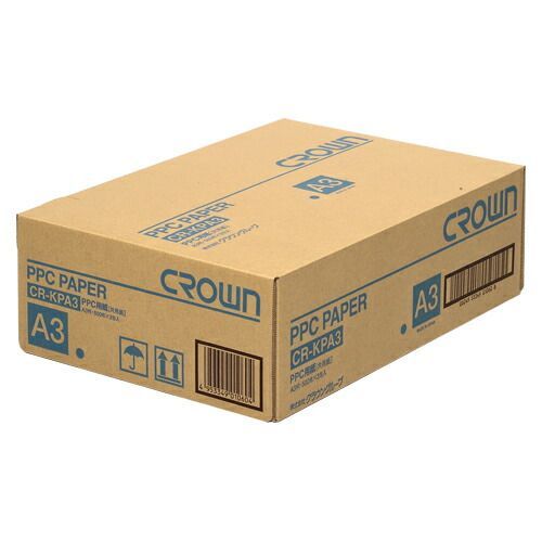 クラウン PPC用紙 CR-KPA3-W 500枚×3冊