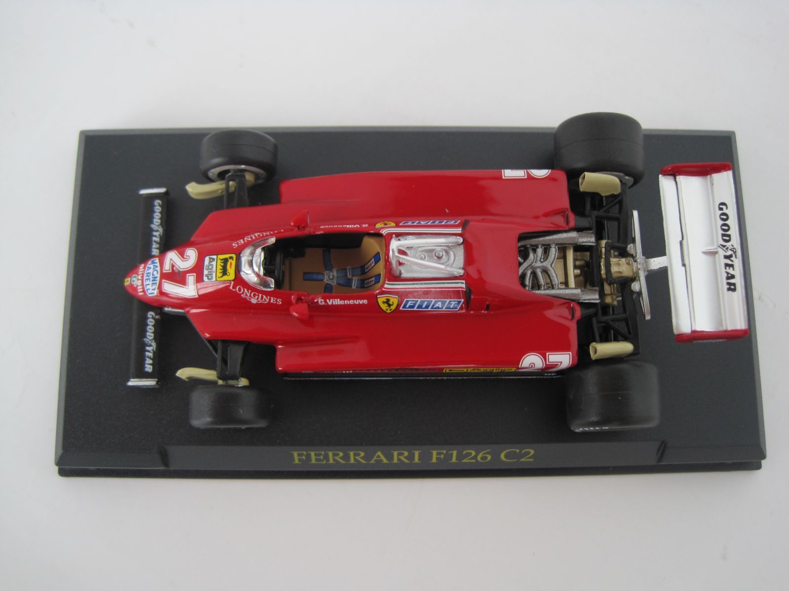 ミニカー アシェット フェラーリコレクション F126 C2 赤 スケール 1