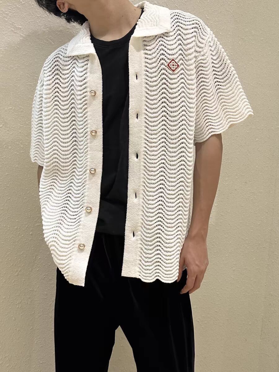 カサブランカ　ニットシャツ Casablanca カサブランカニットシャツ