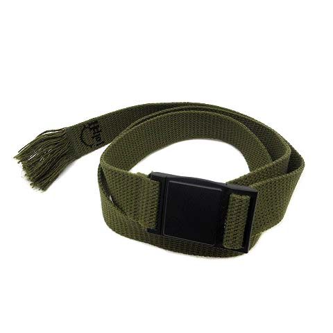 インク ink ミリタリー ガチャ ベルト 刺繍 カーキ