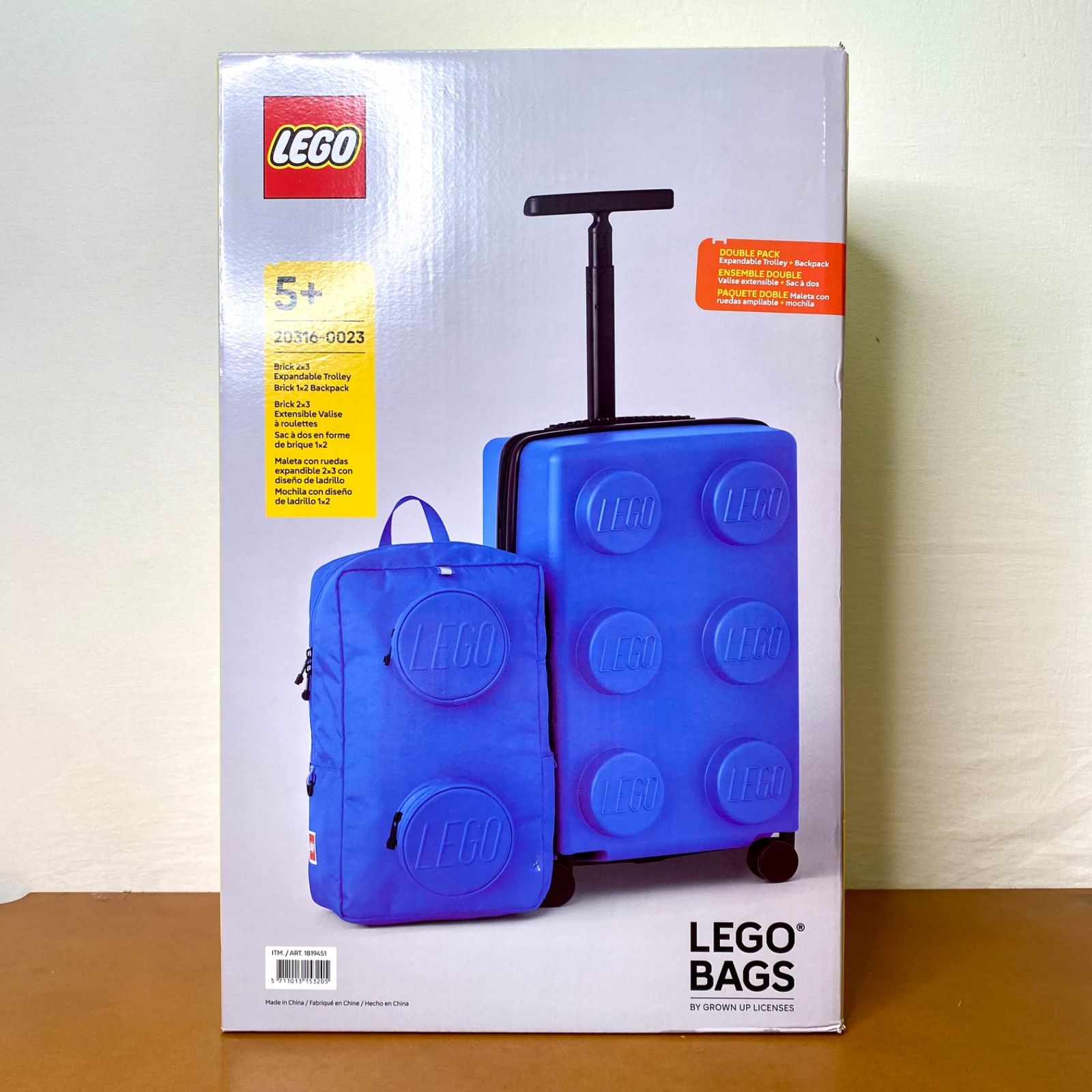 未使用 レゴ LEGO ハードサイド 機内持ち込み可能 スーツケース 26L 