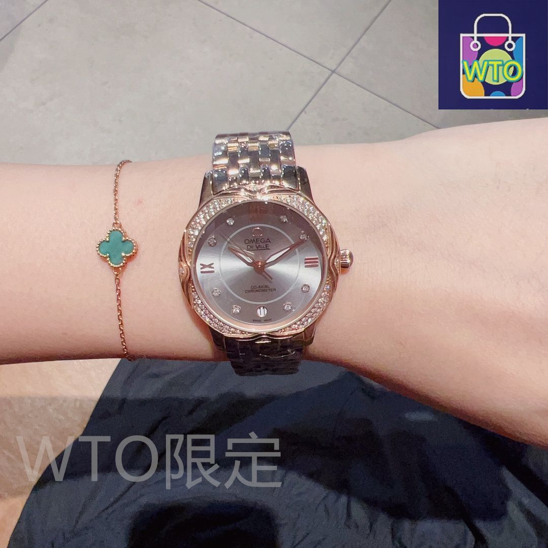 ウォルサム　マキシムダイヤベゼル 腕時計 クォーツ　オメガ　　レディースセット ウォルサム レディース 18K ダイヤモンド クオーツ | アンティー