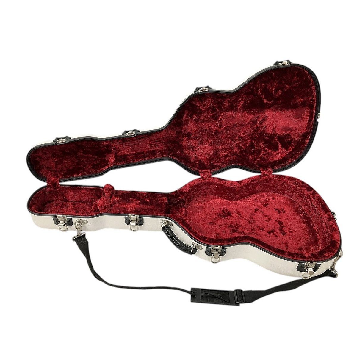 Calton CASES USA製 ハードケース ギター用 カールトン ホワイト 中古