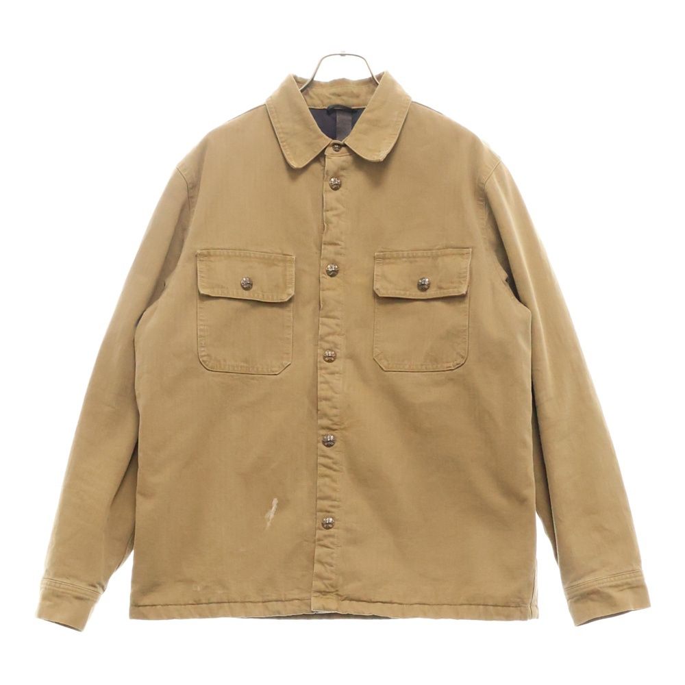 CHROME HEARTS／WORK DOG ワークドッグ ヘリンボーン カーキ CHROME HEARTS (クロムハーツ) WORK DOG SHIRTS ヘリンボーン ワーク