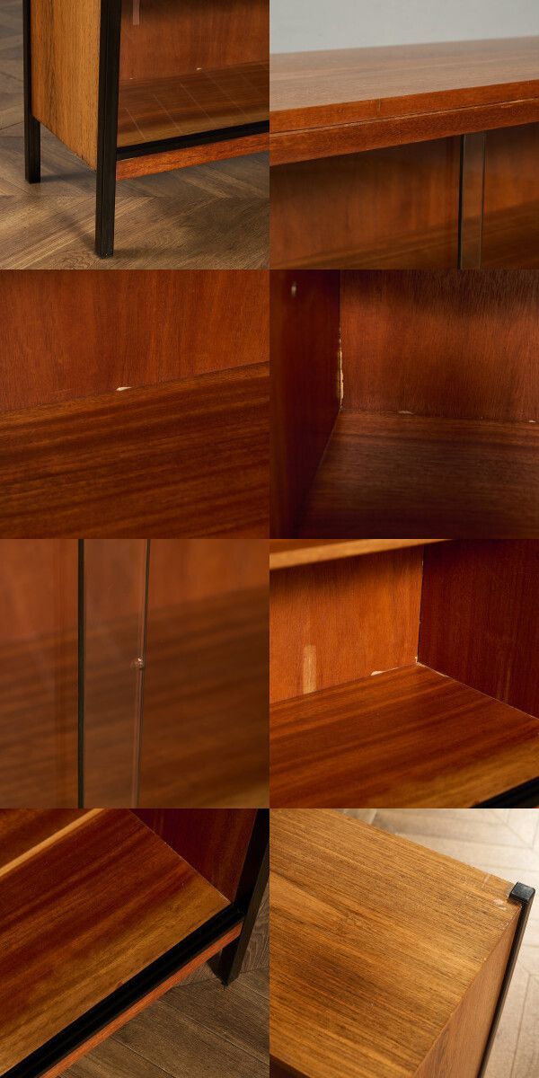 アンティーク ガラス棚 英国 ヴィンテージ ガラス ブックケース 食器棚 #94115 – camori