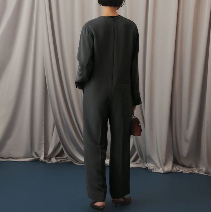 SLOBE IENA(スローブイエナ) habi Vネックオールインワン 23030912901040 オールインワン レディース グレー 36