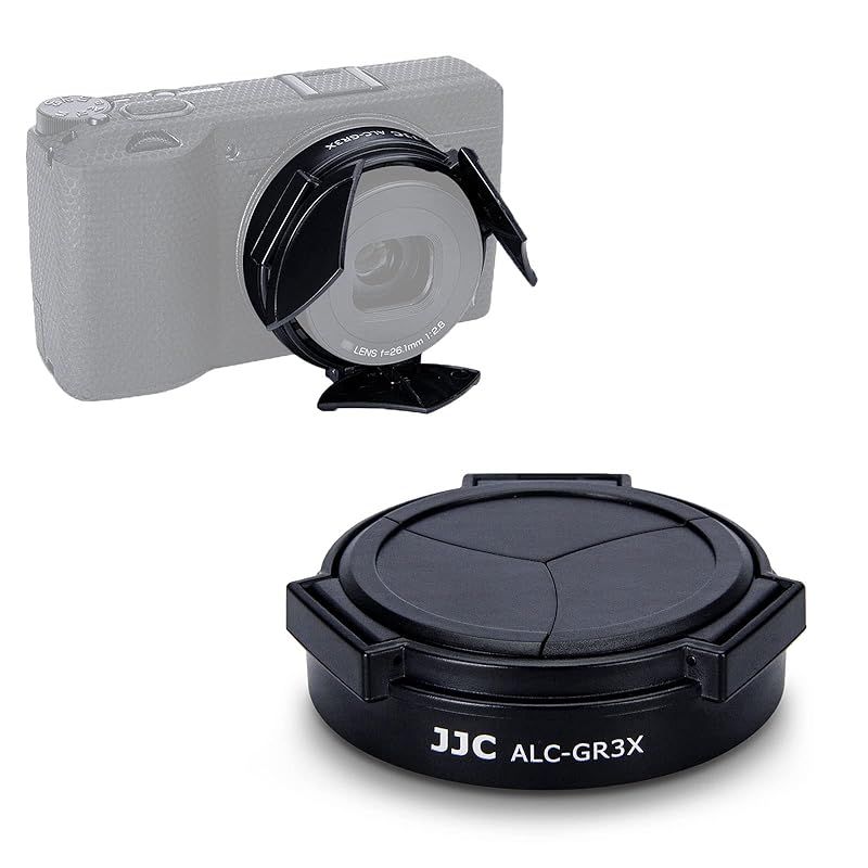 【GRIIIx GRIIIx HDF 専用】JJC オートレンズキャップ Ricoh GRIIIx GR3x GR IIIx GRIIIx HDF 対応 自動開閉レンズキャップ レンズ保護 防塵 耐スクラッチ 0
