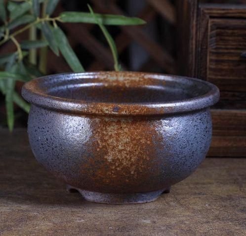 どんぶり鉢 盆栽鉢 植木鉢 小品盆栽鉢 大品盆栽鉢 中国宜興 紫砂の