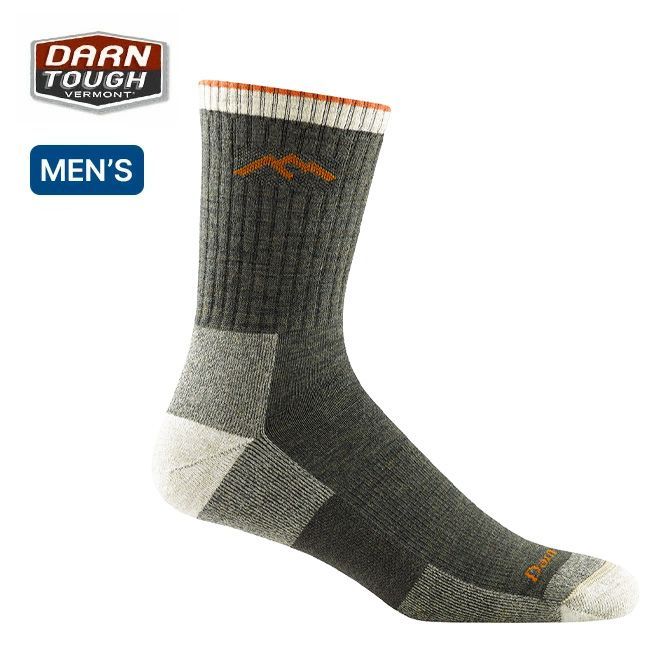 【新品】Darn Tough ダーンタフ ハイカーマイクロクルーミッドウェイトウィズクッション メンズ オリーブ