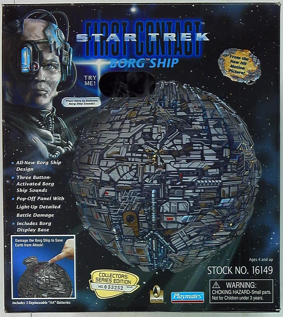 PLAYMATES COLLECTORS SERIES EDITION BORG SHIP
