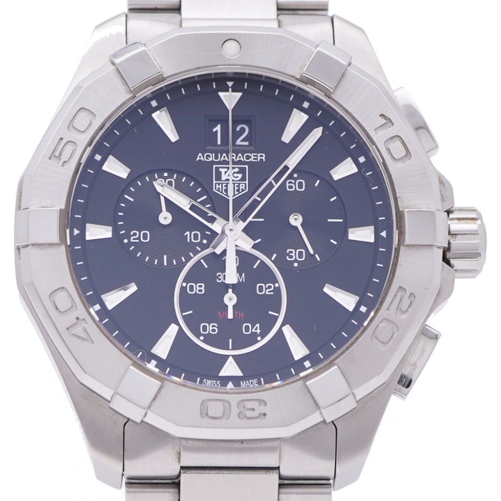 タグホイヤー アクアレーサー CAY1110-0 クオーツ 腕時計 SS ブラック 黒文字盤 0035 TAG HEUER メンズ