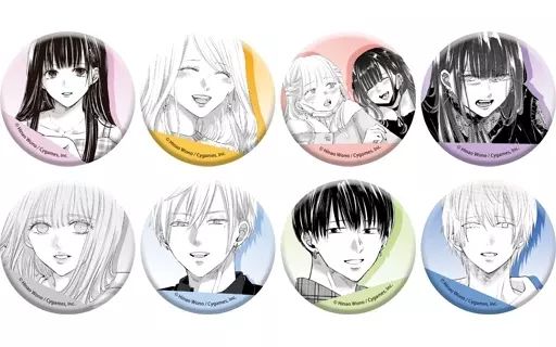 【中古】バッジ・ピンズ 全8種セット 「明日、私は誰かのカノジョ 缶バッジコレクション」