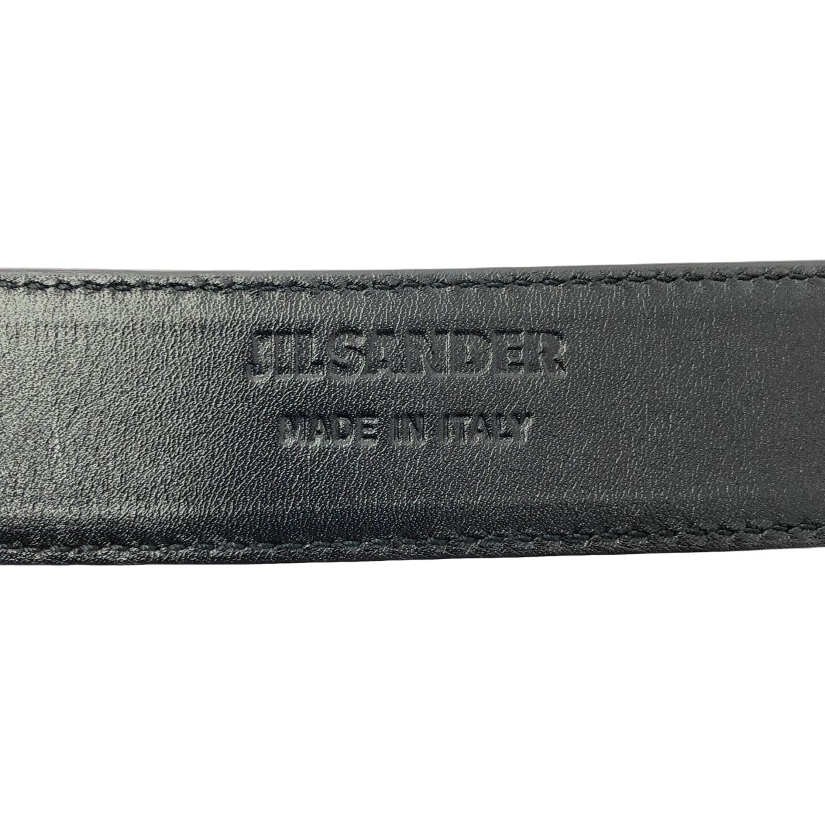 JIL SANDER / ジルサンダー | レザー リングバックル ベルト | 30