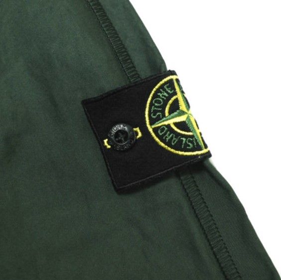 22AW STONE ガーメントダイ ストレッチサテンシャツブルゾン STONE ISLAND(ストーンアイランド)ガーメントダイコットンウール