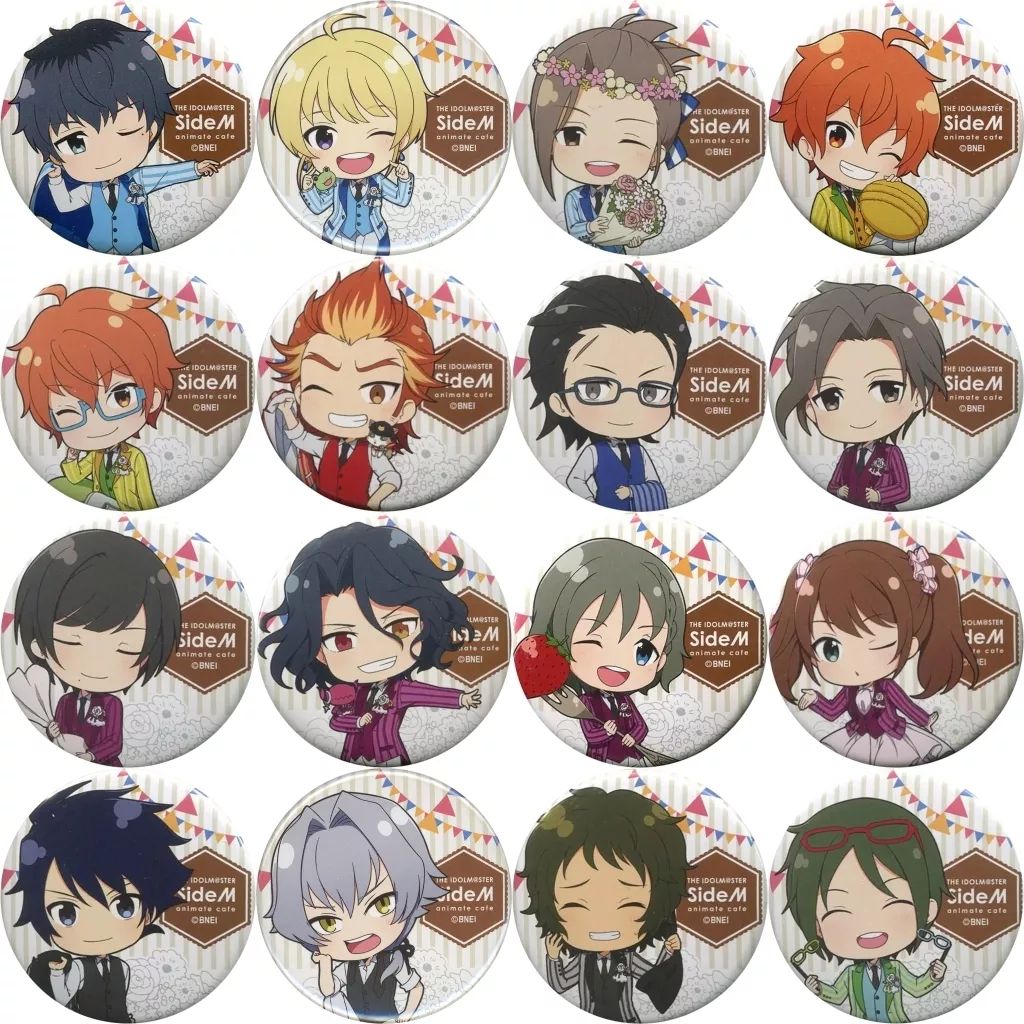 中古】バッジ・ピンズ(キャラクター) 全16種セット 「アイドルマスター