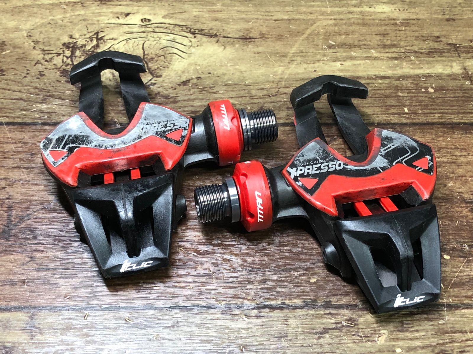 JK087 タイム TIME エクスプレッソ XPRESSO 12 TITAN ビンディングペダル チタンシャフト