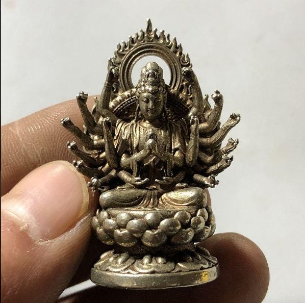 仏教美術 仏像 小仏像 千手観音 銅製 工芸品 置物 【公式通販】