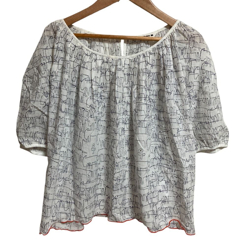 ミナペルホネンブラウス (ボヌールランドリーブラウス) mina perhonen