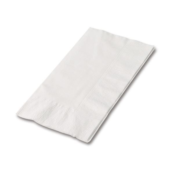 ナプキン 2 PLY 8つ折 白無地