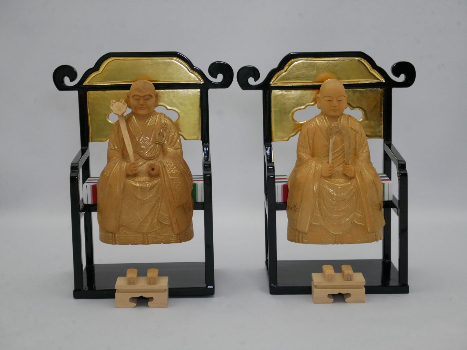 修縁堂】大迫力 木彫り 仏像 不動明王立像 不動尊 彫刻 一刀彫 天然木