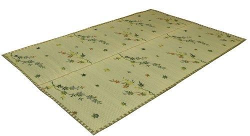 【新品・3営業日で発送】イケヒコ い草花ござカーペット 『嵐山』 本間3畳(約191×286cm)