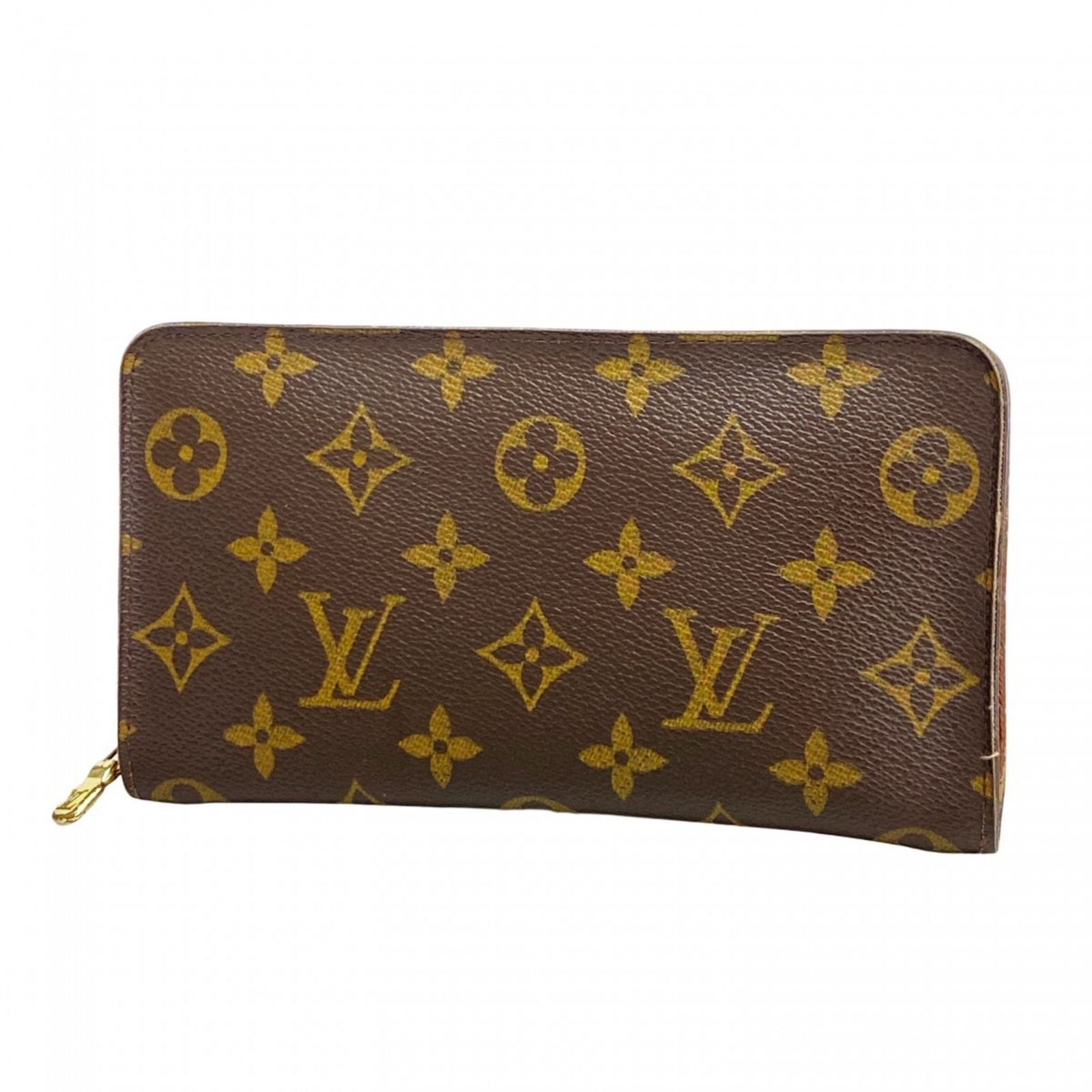 ルイ ヴィトン Louis Vuitton ルイ ヴィトン 長財布 モノグラム ポルトモネジップ M61727 ブラウンメンズ レディース