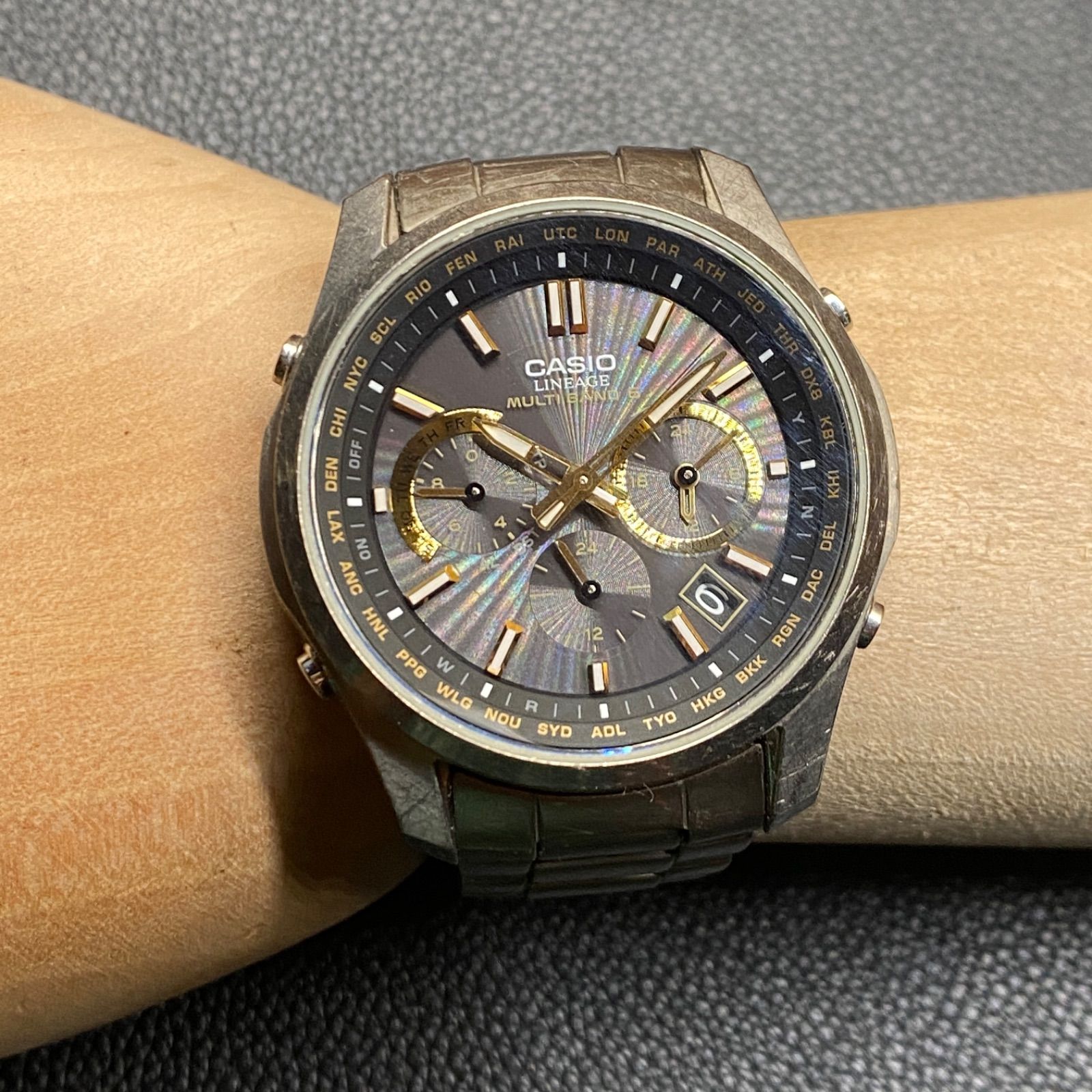 カシオ CASIO リニエージ LIW-M610TDS LINEAGE Titanium チタン タフ