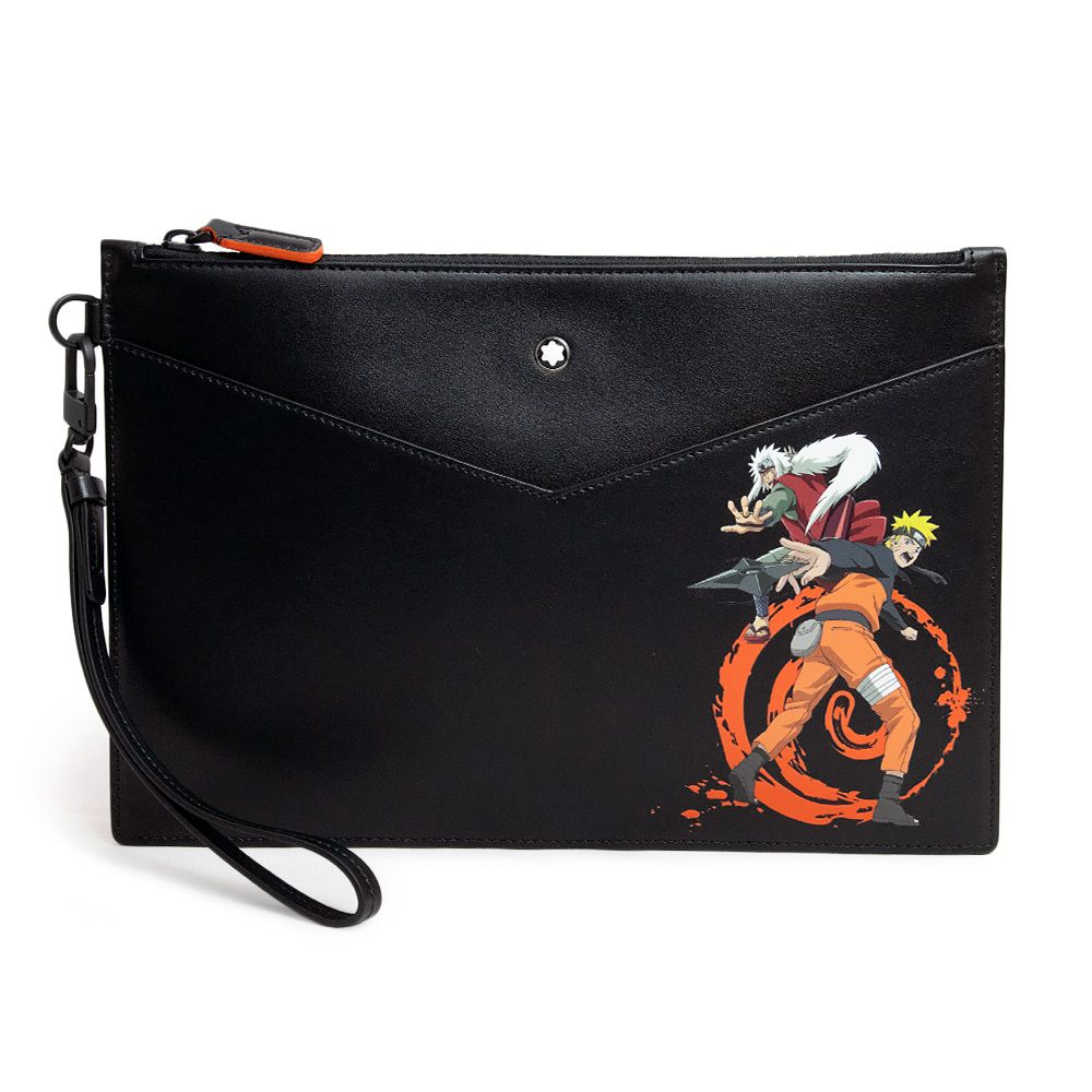 モンブラン x Naruto ナルト ポーチ セカンド クラッチバッグ プレーン  