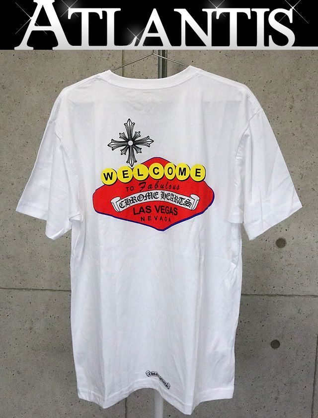 銀座店 クロムハーツ 新品 ラスベガス限定 Tシャツ 半袖 L 白 91798 ...