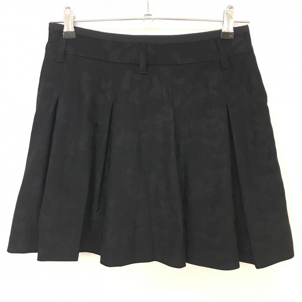 美品BRIEFING  ブリーフィング カモフラ柄ストレッチスカート ブラックM 超美品】ブリーフィング スカート 黒 迷彩織生地 カモフラ 内側