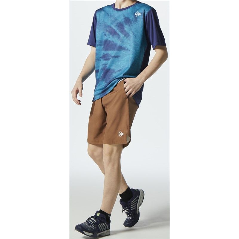 豊潤な dunlop ダンロップテニス ゲームシャツ DAP-1400 テニスゲームシャツ dap1400-545 ネイビ-