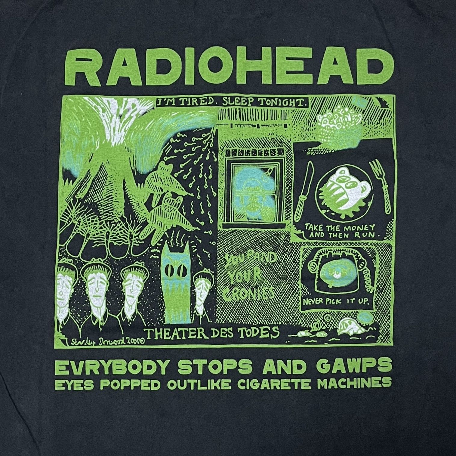 Radiohead / レディオヘッド Tシャツ Stanley Donwood