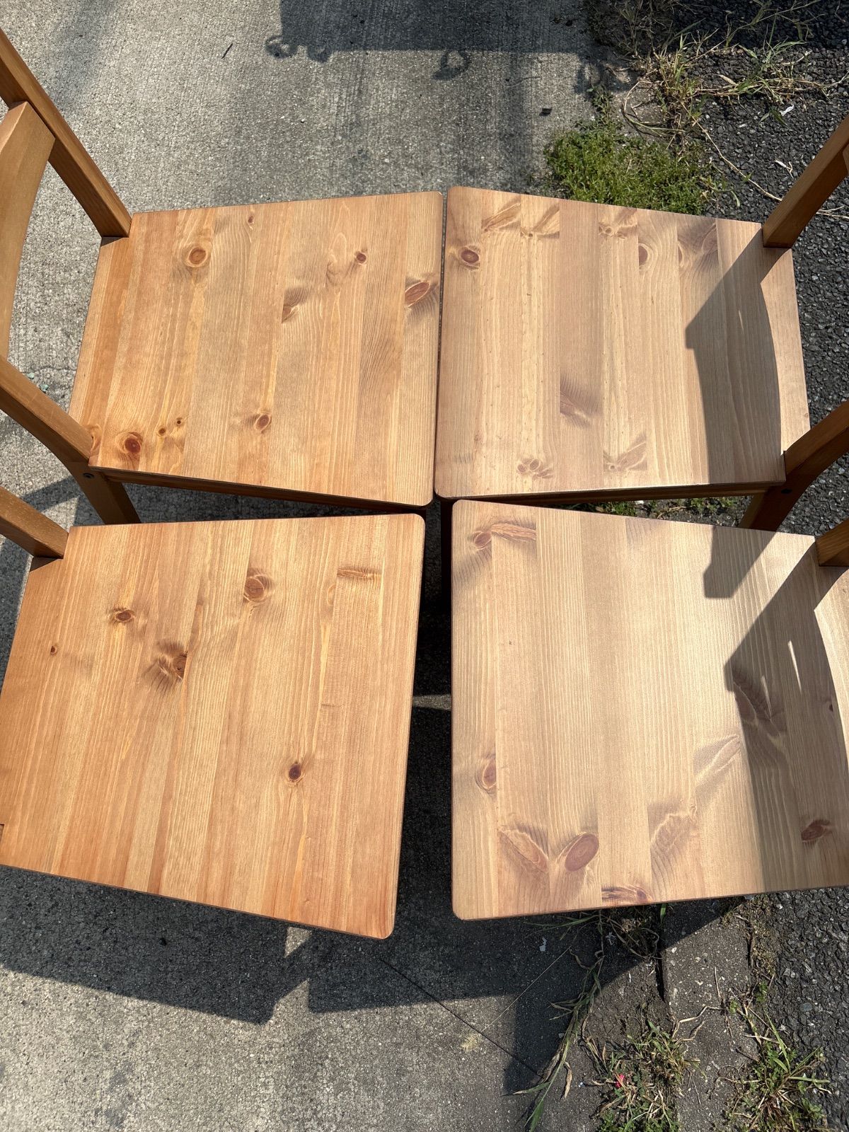 ?IKEA/イケア ヨックモックテーブル、イス4脚セット】廃盤商品 木製 