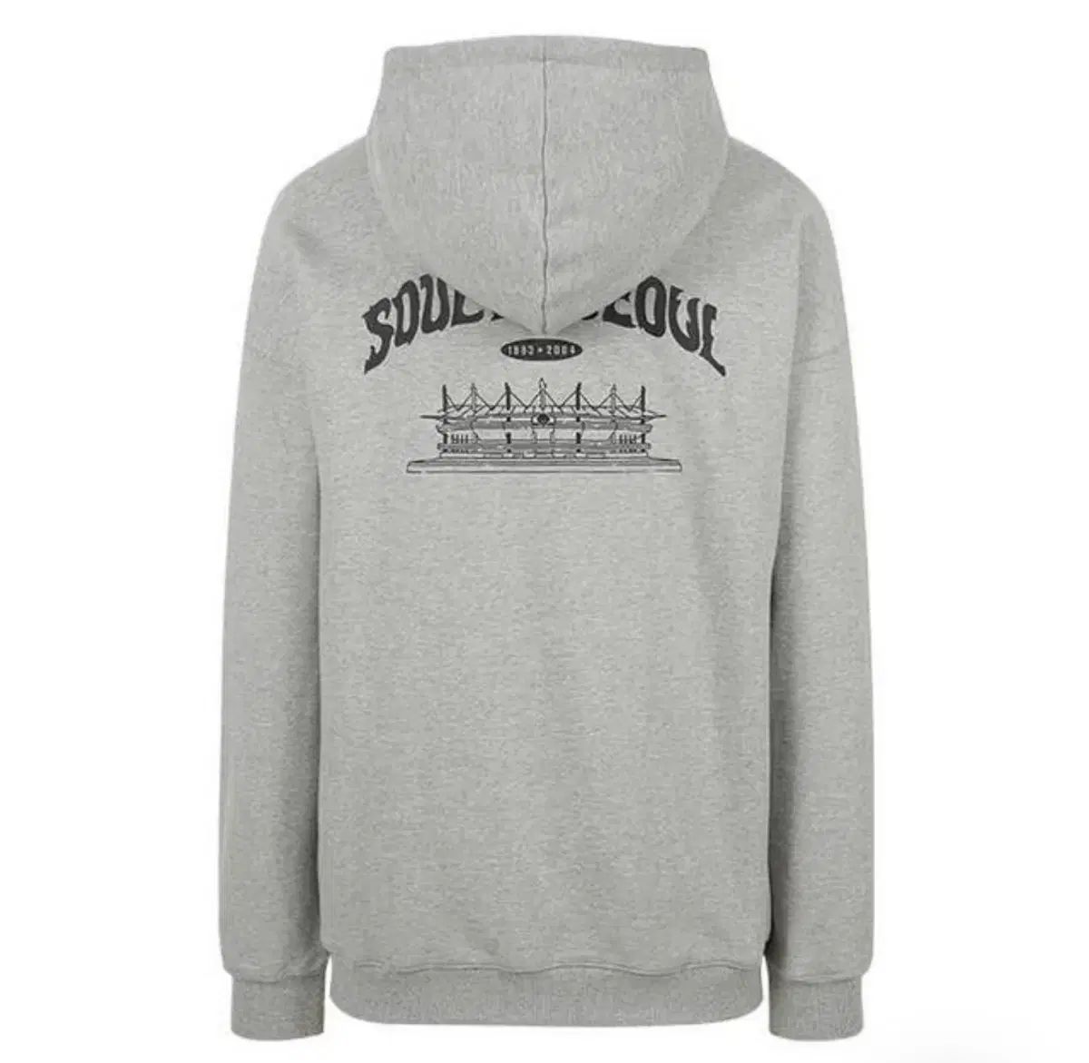 110 FC SEOUL ソウル グレー フード