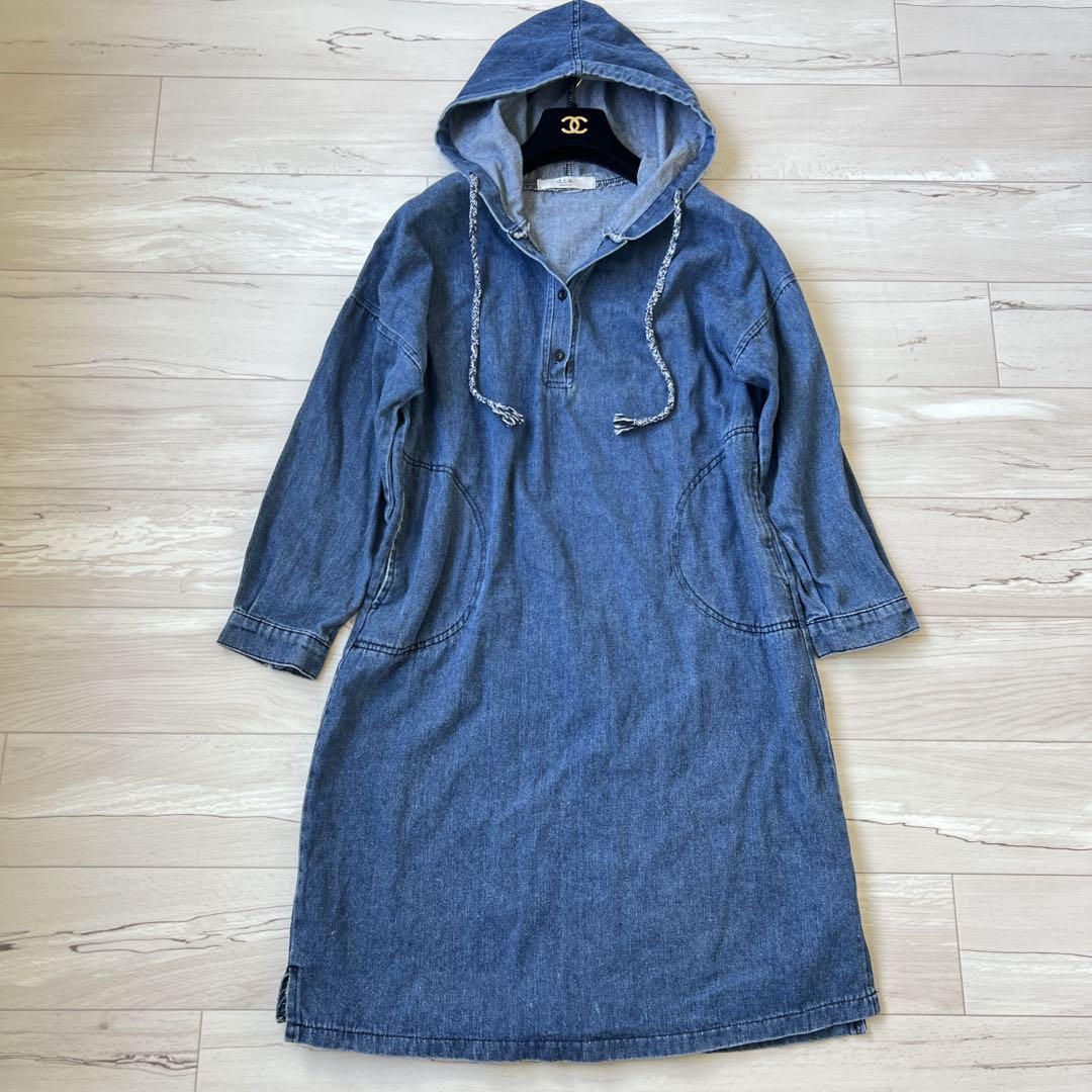 希少】美品 d.i.a ダイヤ フード デニムミニワンピース y2k平成ギャル 