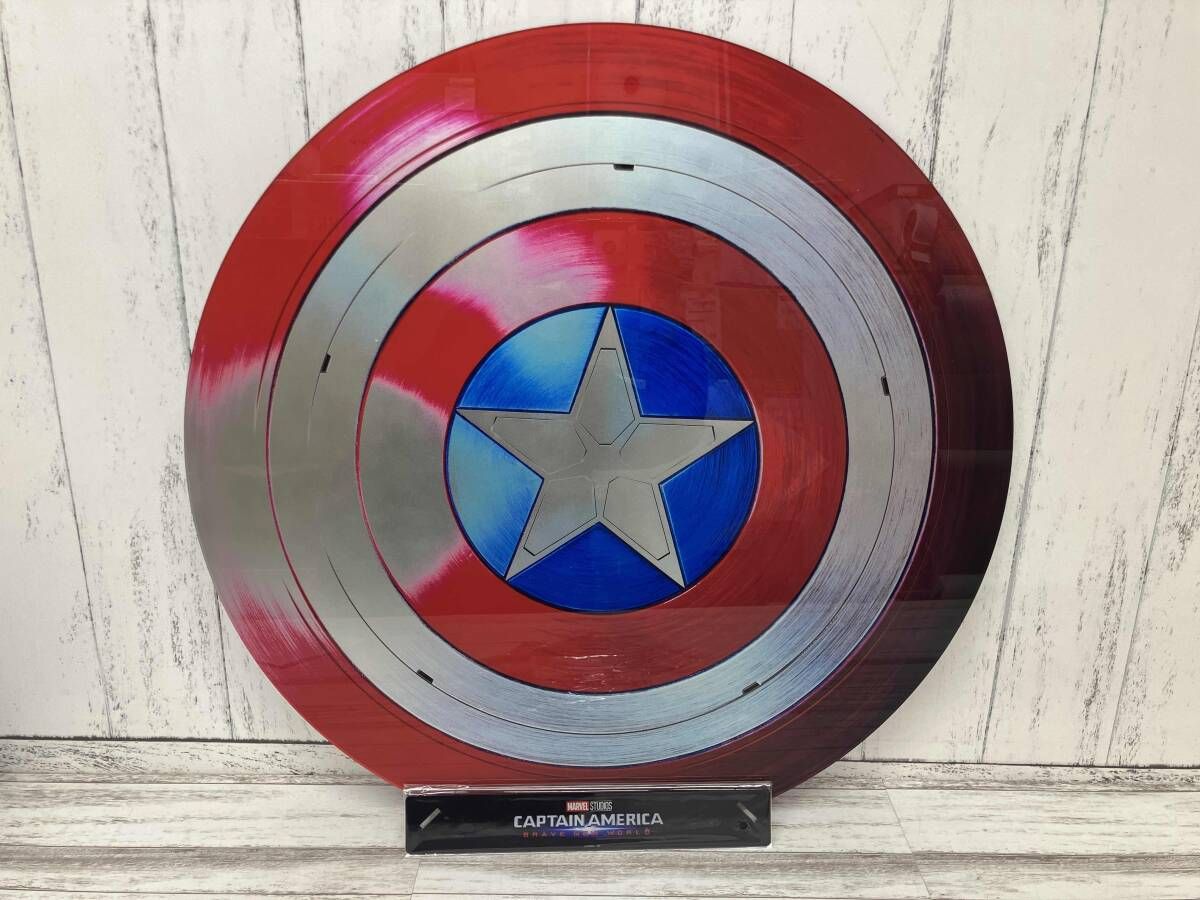 【価格交渉可】キャプテンアメリカ　LAST賞　BIGメタリックアクリルシールド Happyくじ/MARVEL キャプテン・アメリカ：ブレイブ・ニュー