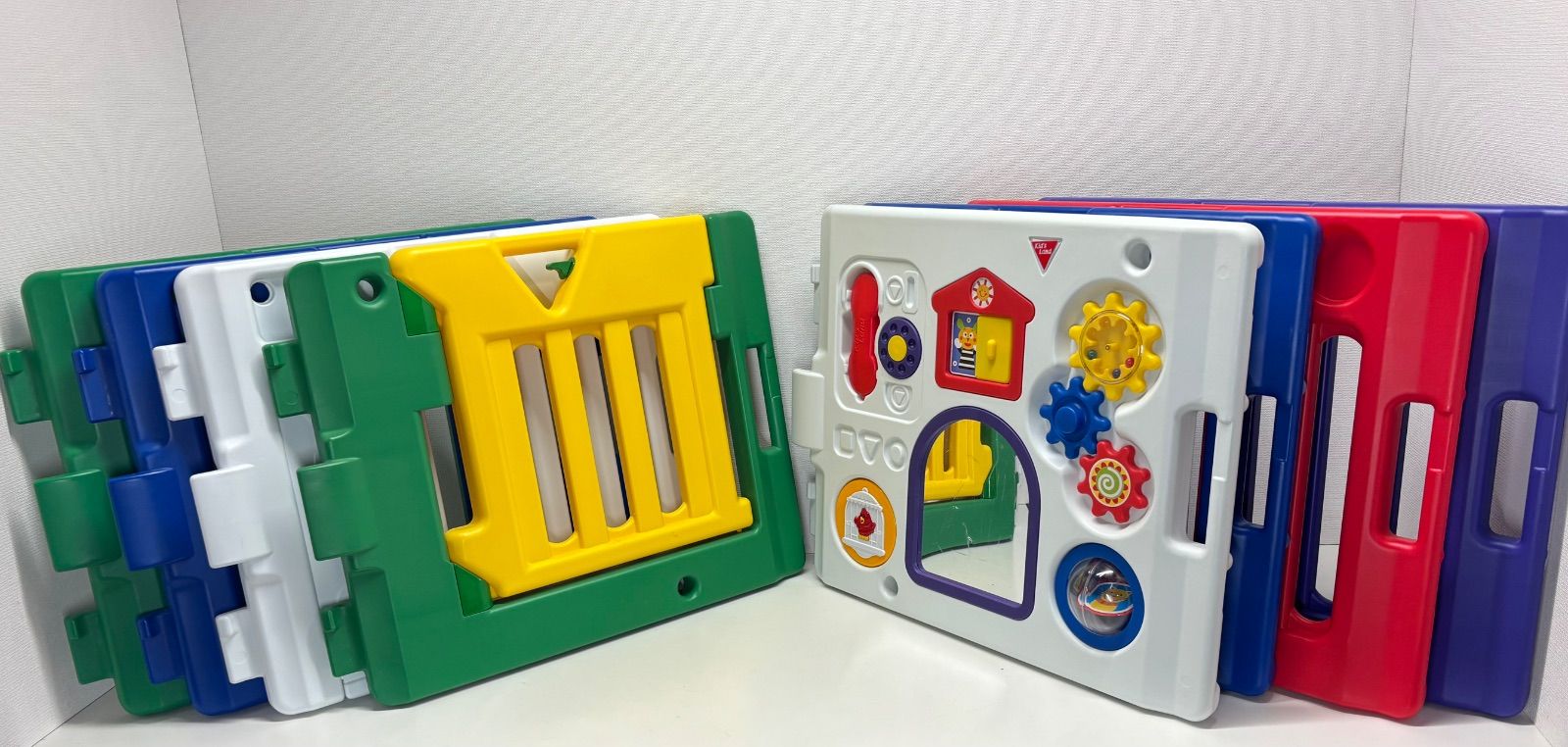 日本育児 ミュージカルキッズランド 8面式 6面式 ＋ 追加パネル２枚 計8面式 ベビーサークル