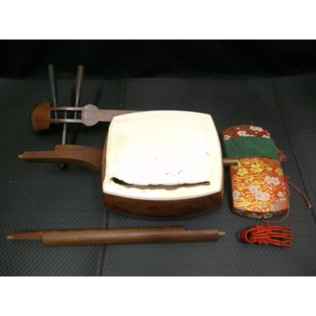 【ジャンク品】　三味線　和楽器　破れあり ジャンク品 詳細不明 三味線 破れあり ② - メルカリ