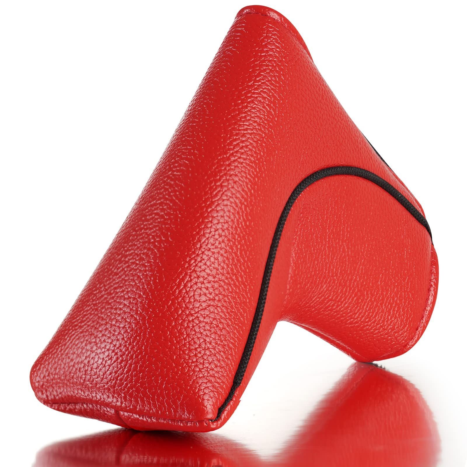 【新着商品】Teeth パターカバー 高品質単色カバー アメリカ Big ピン型 マグネット ゴルフ パターカバー ピンタイプ ブレード型