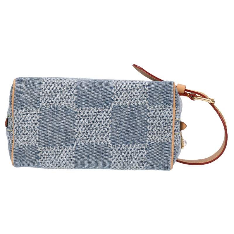 ルイヴィトン ロッカードップキッド ダミエ総柄デニムハンドバッグ メンズ WWW_KARIMZIABAT_FR