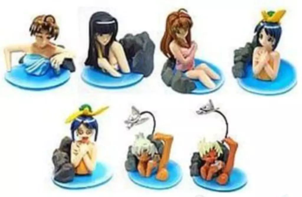 中古】トレーディングフィギュア 彩色ver.7種セット 「ラブひな